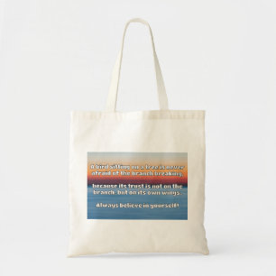 Empath Belief positive Ermutigungsquote Tragetasche