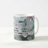 Empath Bravery Positives ermutigendes Zitat Kaffeetasse (VorderseiteRechts)