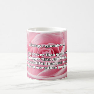 Empath Bravery Positives ermutigendes Zitat Kaffeetasse