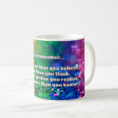 Empath Bravery Positives ermutigendes Zitat Kaffeetasse (VorderseiteRechts)
