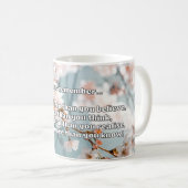Empath Bravery Positives ermutigendes Zitat Kaffeetasse (VorderseiteRechts)