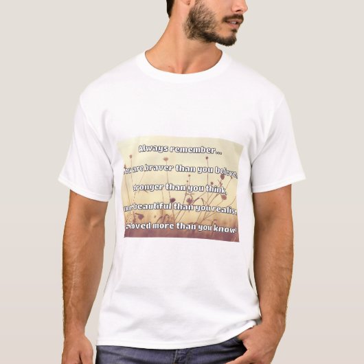 Empath Bravery Positives ermutigendes Zitat T-Shirt (Vorderseite)