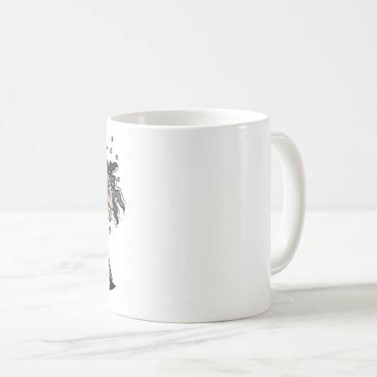 Empath Moon Goddess Kaffeetasse (VorderseiteRechts)