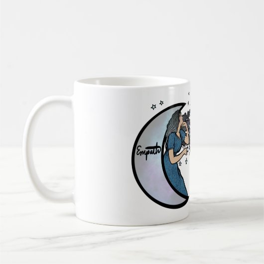 Empath Moon Goddess Kaffeetasse (Links)