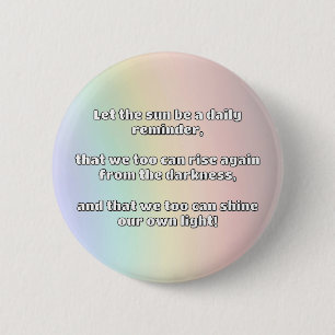 Empath Shine Positive Ermutigungsquote Button