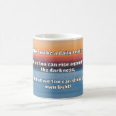 Empath Shine Positive Ermutigungsquote Kaffeetasse (Mittel)