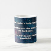 Empath Shine Positive Ermutigungsquote Kaffeetasse (Mittel)