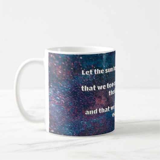 Empath Shine Positive Ermutigungsquote Kaffeetasse (Links)
