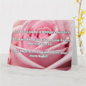 Empath Shine Positive Ermutigungsquote Karte (Gelbe Blume)