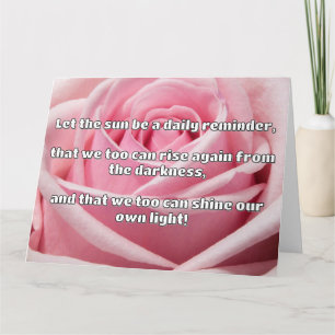 Empath Shine Positive Ermutigungsquote Karte