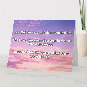 Empath Shine Positive Ermutigungsquote Karte
