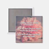 Empath Shine Positive Ermutigungsquote Magnet (Vorderseite/Rückseite)