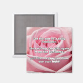 Empath Shine Positive Ermutigungsquote Magnet (Vorderseite/Rückseite)
