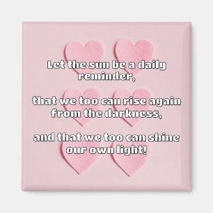 Empath Shine Positive Ermutigungsquote Magnet
