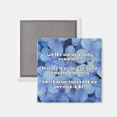 Empath Shine Positive Ermutigungsquote Magnet (Vorderseite/Rückseite)