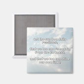 Empath Shine Positive Ermutigungsquote Magnet (Vorderseite/Rückseite)