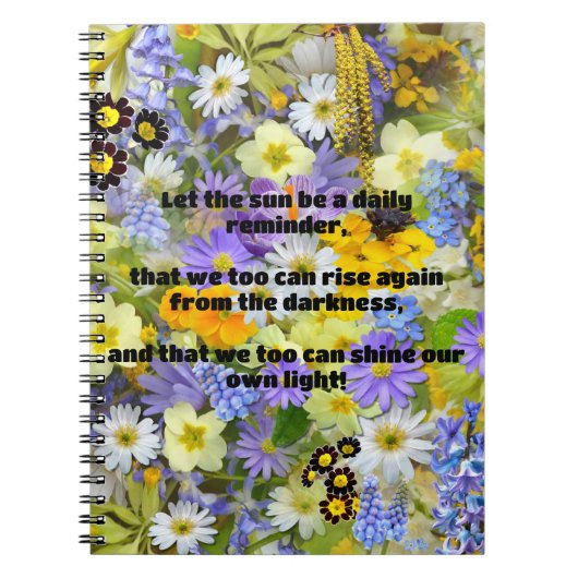 Empath Shine Positive Ermutigungsquote Notizblock (Vorderseite)