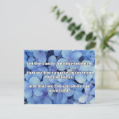 Empath Shine Positive Ermutigungsquote Postkarte (Stehend Vorderseite)