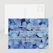 Empath Shine Positive Ermutigungsquote Postkarte (Vorne/Hinten)