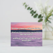 Empath Shine Positive Ermutigungsquote Postkarte (Stehend Vorderseite)