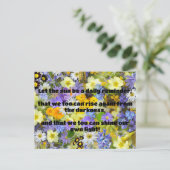 Empath Shine Positive Ermutigungsquote Postkarte (Stehend Vorderseite)
