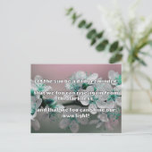 Empath Shine Positive Ermutigungsquote Postkarte (Stehend Vorderseite)