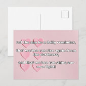 Empath Shine Positive Ermutigungsquote Postkarte (Vorne/Hinten)