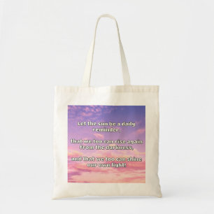 Empath Shine Positive Ermutigungsquote Tragetasche