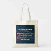 Empath Shine Positive Ermutigungsquote Tragetasche (Rückseite)