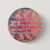 Empath Strength Positives Zitat Förderung Button (Vorderseite)