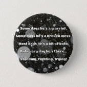 Empath Strength Positives Zitat Förderung Button (Vorderseite)