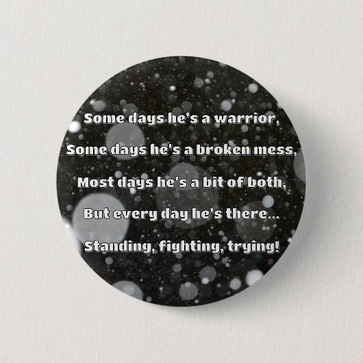 Empath Strength Positives Zitat Förderung Button (Vorderseite)