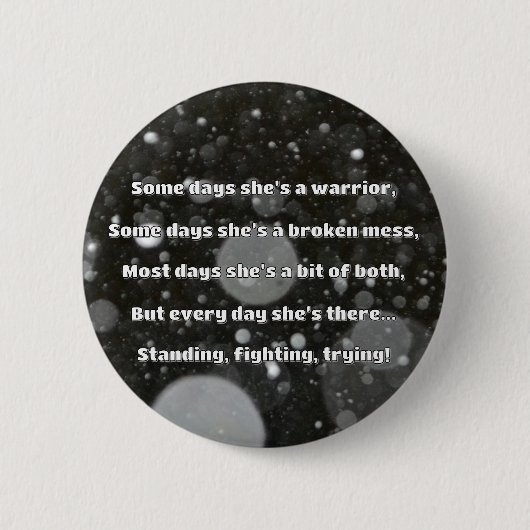 Empath Strength Positives Zitat Förderung Button (Vorderseite)
