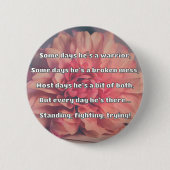 Empath Strength Positives Zitat Förderung Button (Vorderseite)