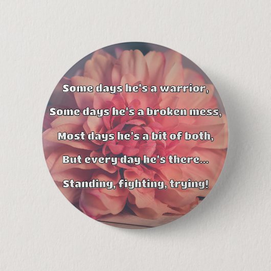 Empath Strength Positives Zitat Förderung Button (Vorderseite)