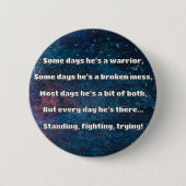 Empath Strength Positives Zitat Förderung Button (Vorderseite)