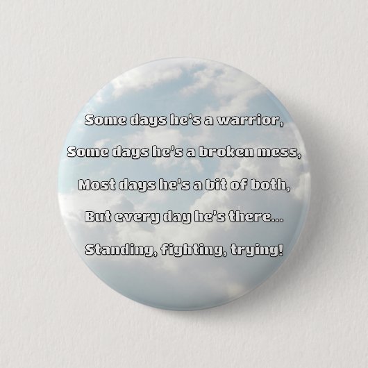 Empath Strength Positives Zitat Förderung Button (Vorderseite)