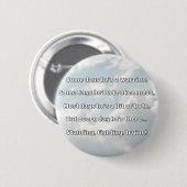 Empath Strength Positives Zitat Förderung Button (Vorne & Hinten)