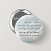 Empath Strength Positives Zitat Förderung Button (Vorne & Hinten)