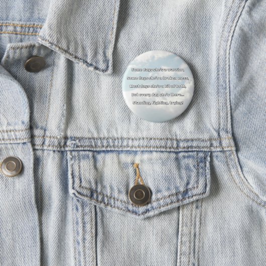 Empath Strength Positives Zitat Förderung Button (Beispiel)