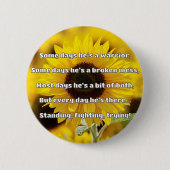 Empath Strength Positives Zitat Förderung Button (Vorderseite)