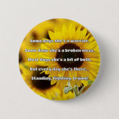Empath Strength Positives Zitat Förderung Button (Vorderseite)