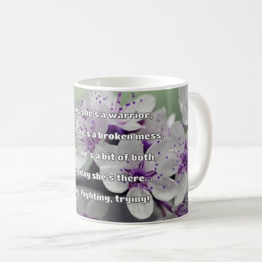 Empath Strength Positives Zitat Förderung Kaffeetasse (VorderseiteRechts)