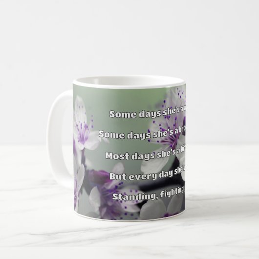 Empath Strength Positives Zitat Förderung Kaffeetasse (Vorderseite Links)