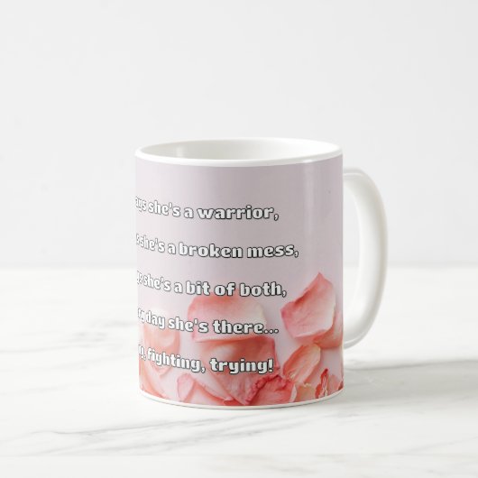 Empath Strength Positives Zitat Förderung Kaffeetasse (VorderseiteRechts)