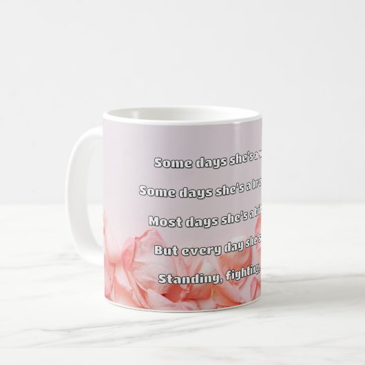 Empath Strength Positives Zitat Förderung Kaffeetasse (Vorderseite Links)