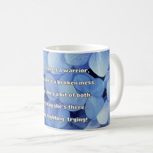 Empath Strength Positives Zitat Förderung Kaffeetasse (VorderseiteRechts)