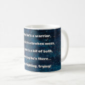 Empath Strength Positives Zitat Förderung Kaffeetasse (VorderseiteRechts)