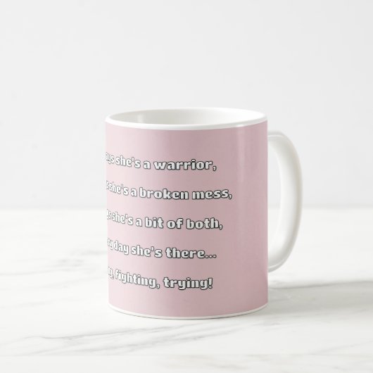 Empath Strength Positives Zitat Förderung Kaffeetasse (VorderseiteRechts)