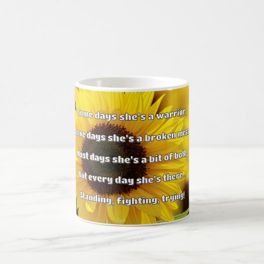 Empath Strength Positives Zitat Förderung Kaffeetasse (Mittel)